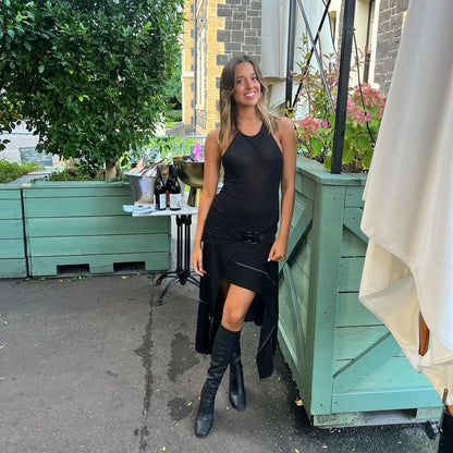 Diesel D-Flouncy Draper midi dress