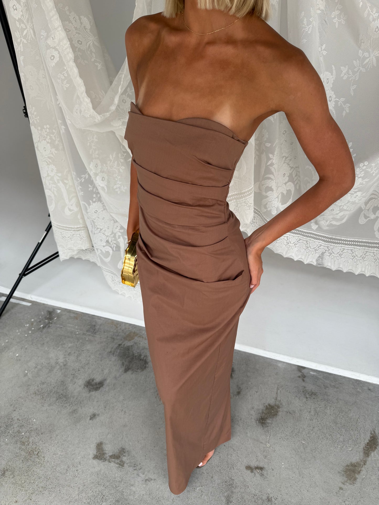 Sir the Label Alba Strapless Gown