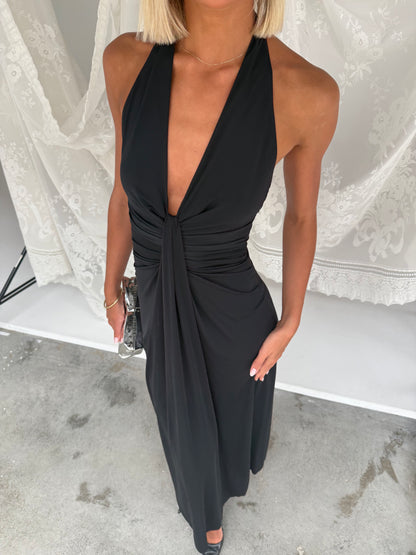 Bec and Bridge Tillie Drape Maxi Dress