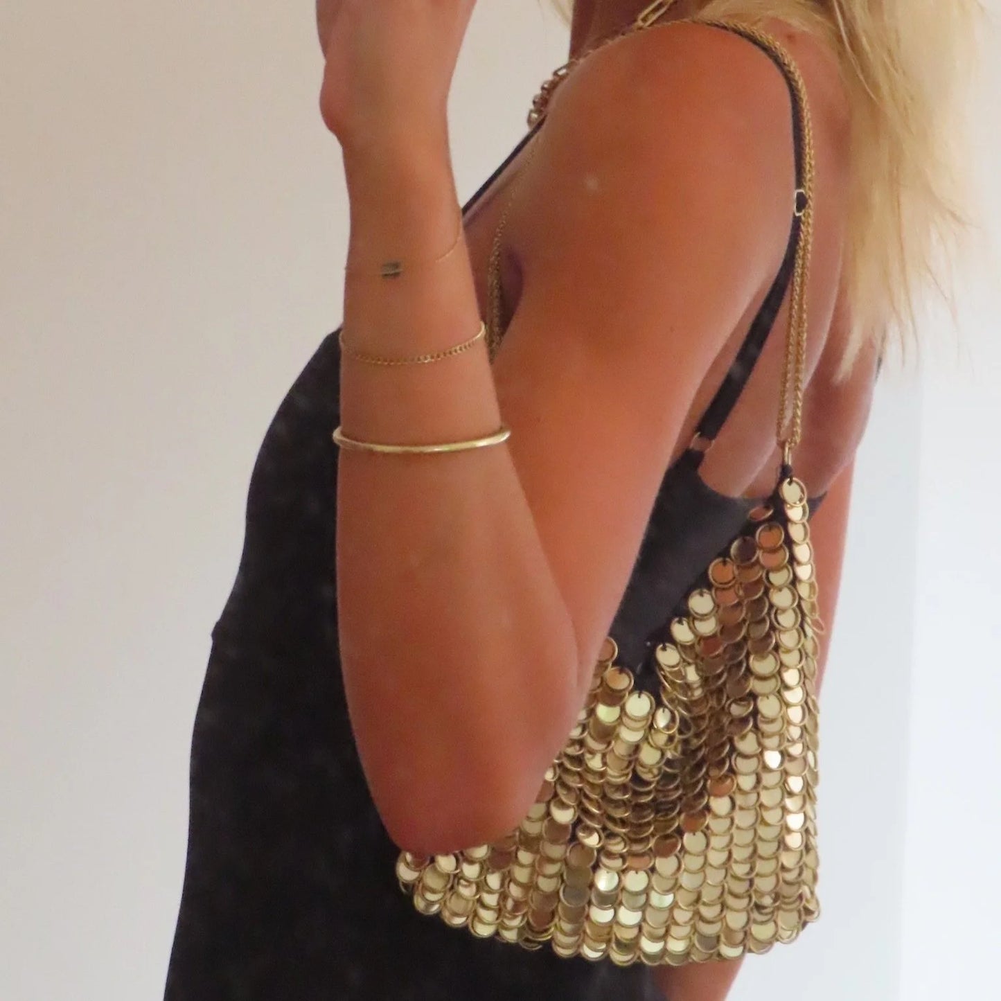 Gold Chain Purse