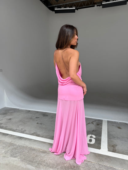 Natalie Rolt Dimity gown in pink