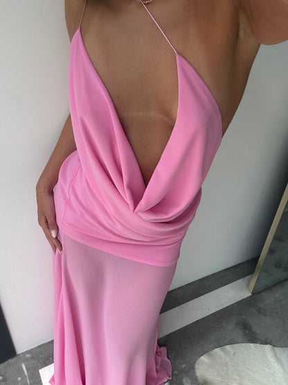 Natalie Rolt Dimity gown in pink