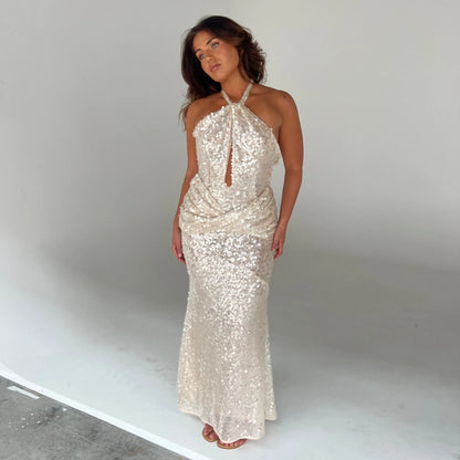For Love and Lemons Sydney Sequin Maxi Dress