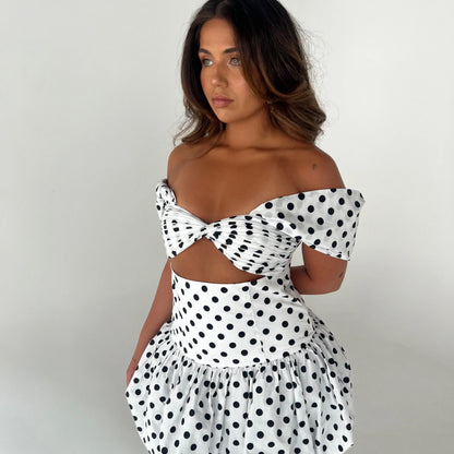 Miss Circle Umika Bubble Hem Mini Dress
