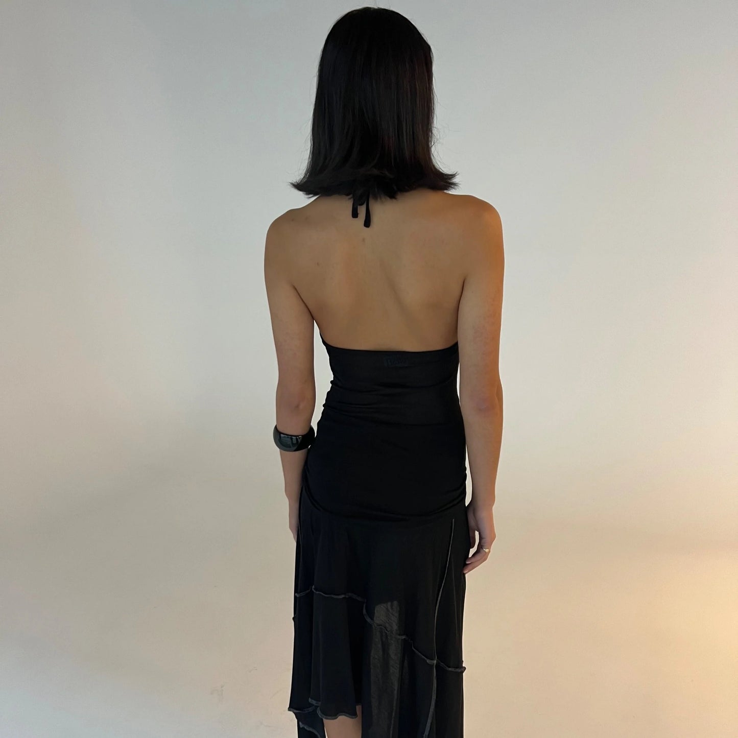 Diesel D-Flouncy Draper midi dress