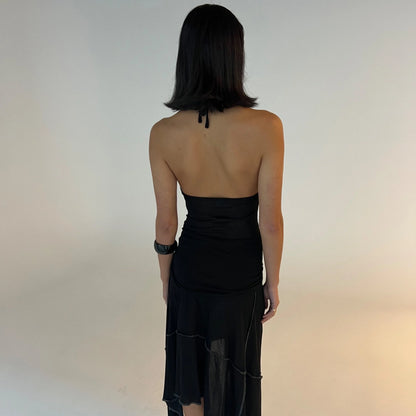 Diesel D-Flouncy Draper midi dress